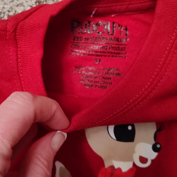 Clarice (from Rudolph The Red Nose Reindeer) Sweatshirt, NWT - Picture 2 of 3
